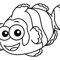 Desenho de Dory peixe palhaço para colorir Tudodesenhos
