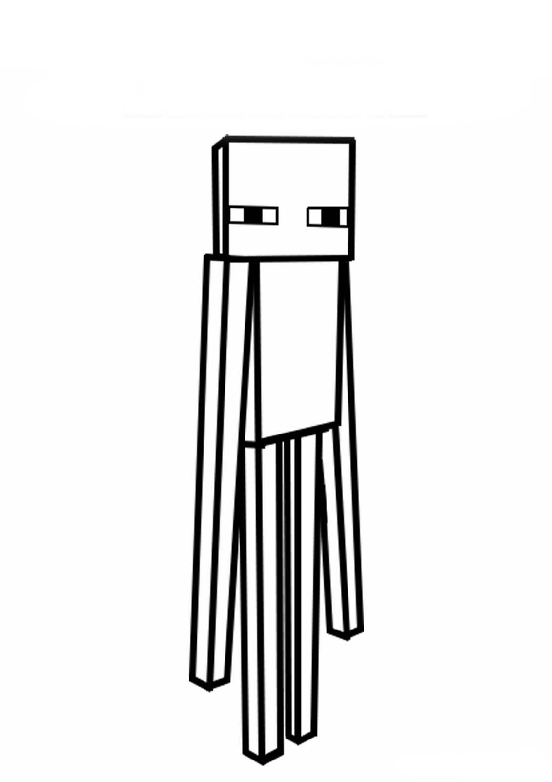 Desenho de Personagens de Minecraft para colorir - Tudodesenhos