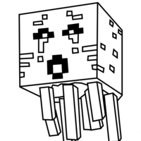 Desenho de Minecraft Porco para colorir
