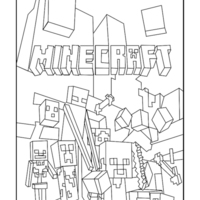Desenho de Skin cartoon Minecraft para colorir - Tudodesenhos