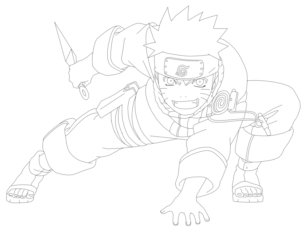 Desenho de Naruto Hokage para colorir - Tudodesenhos
