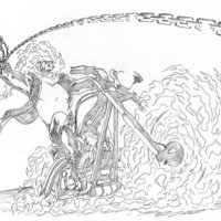 Motoqueiro Fantasma - Desenho de godalduin - Gartic