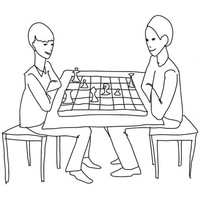 Desenho de Peças do xadrez para colorir - Tudodesenhos