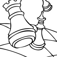 Desenho de Cavalo do xadrez para colorir - Tudodesenhos