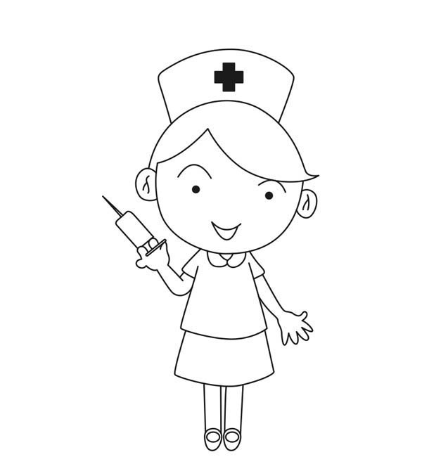 Como Desenhar Uma Enfermeira Passo A Passo 👩‍⚕️ Desenhar