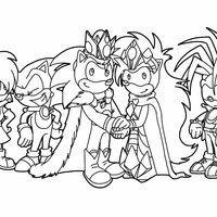 Desenhos para colorir de Sonic dando a Amy uma flor - Desenhos para colorir  grátis para imprimir