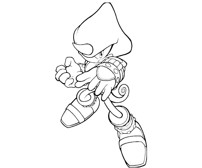 Desenho De Espio Do Jogo Sonic Para Colorir Tudodesenhos