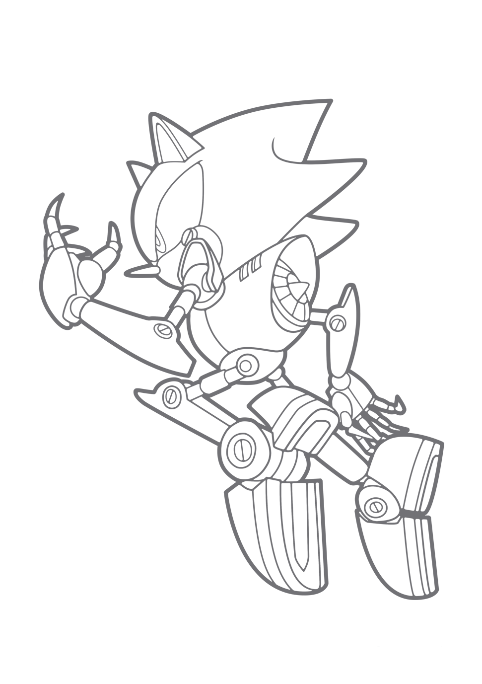 Desenho de Jogo Sonic Sega para colorir - Tudodesenhos