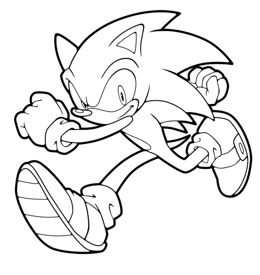 Desenho de Jogo Sonic Sega para colorir - Tudodesenhos