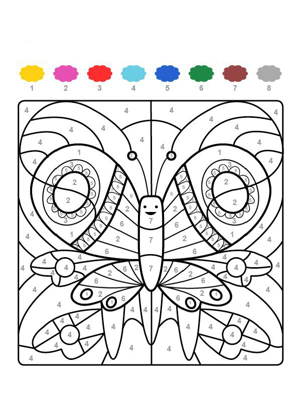 Desenho de Borboleta para adultos para colorir - Tudodesenhos