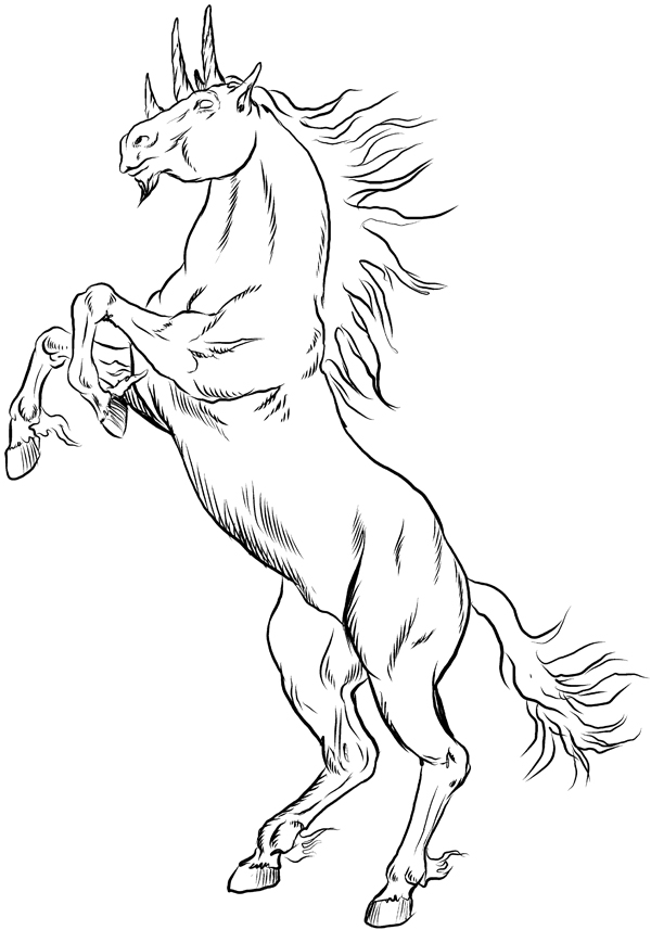 Desenhos Antigos] Cavalo de Fogo – URUK