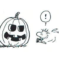 Desenho de ceifador de desenhos animados e pilha de abóboras de halloween  para colorir e imprimir