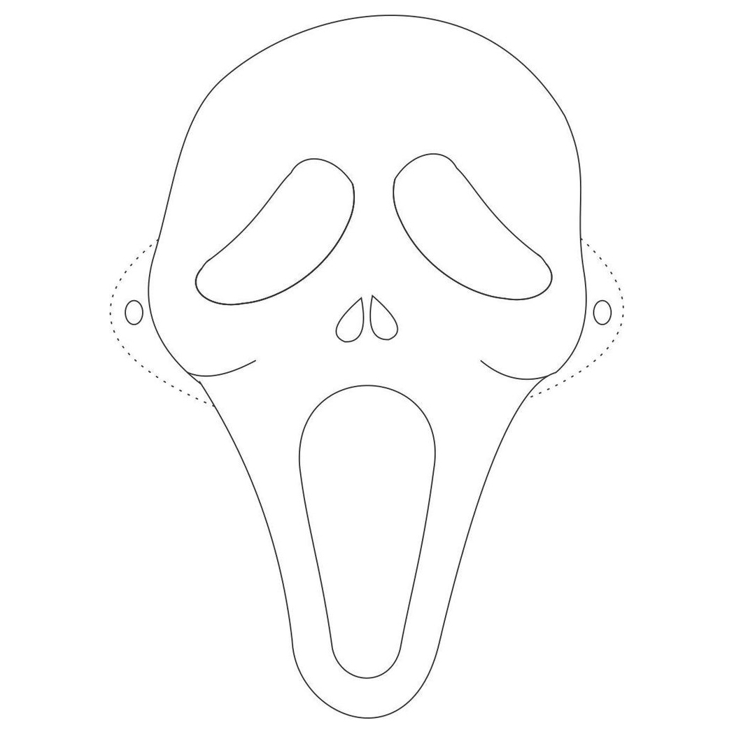 Desenho de Máscara da morte para colorir - Tudodesenhos