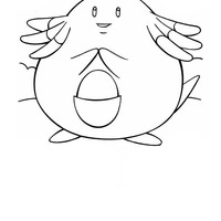 Desenho de Chansey para colorir