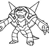 Desenho de Chesnaught para colorir