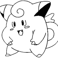 Desenho de Clefairy para colorir