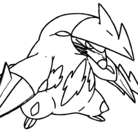 Desenho de Excadrill para colorir