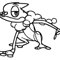 Desenho de Frogadier para colorir