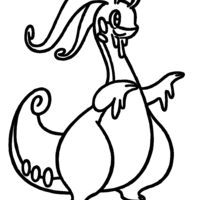 Desenho de Goodra para colorir