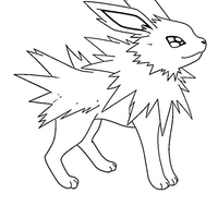 Desenho de Jolteon para colorir