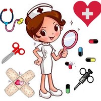 Desenho Para Colorir médico e enfermeira - Imagens Grátis Para Imprimir -  img 10421